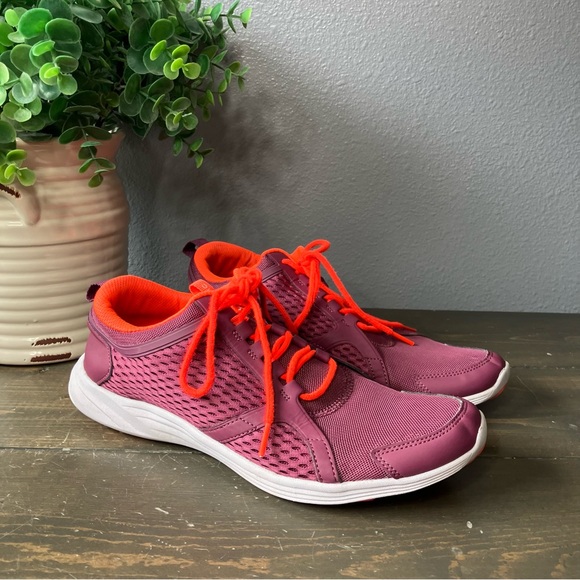 Vionic Sneakers Women 10 Purple Ingrid Comfort Walking Orthotic Casual - Picture 1 of 9